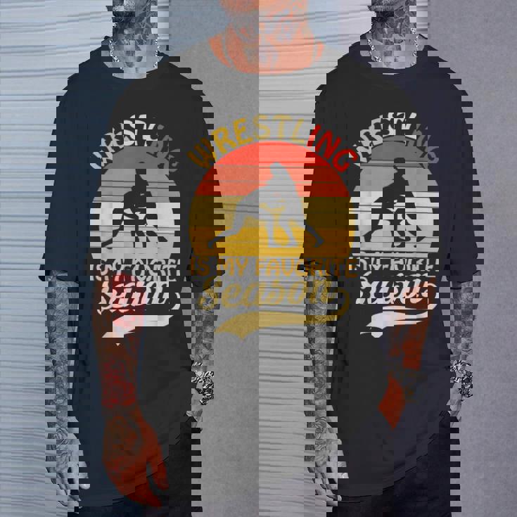 プロレス生活 高校レスリング部 レスリングコーチ Tシャツ 彼への贈り物