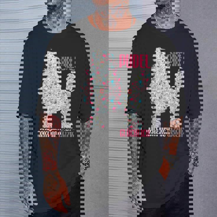 プードル メイクミーハッピー ヴィンテージ プードル Tシャツ 彼への贈り物