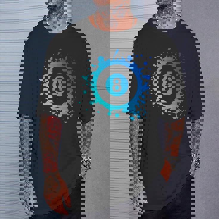 プール ビリヤード プレーヤー エイトボール シンプル プール Tシャツ 彼への贈り物