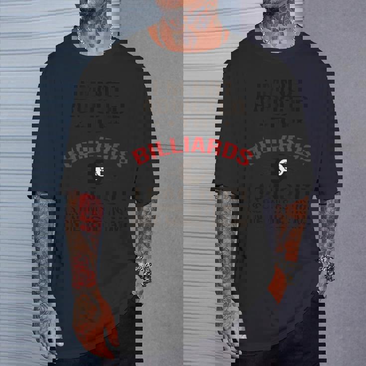 プールプレーヤービリヤードtシャツ I Am Not Addicted To Billiards Tシャツ 彼への贈り物