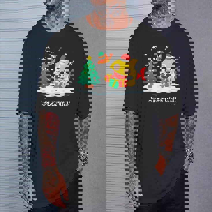 ベイビーシャーク・ウィリアム・クリスマス・ホリデー・サンタ・プレゼント・キッズ・メンズ・ウーマンズ Tシャツ 彼への贈り物