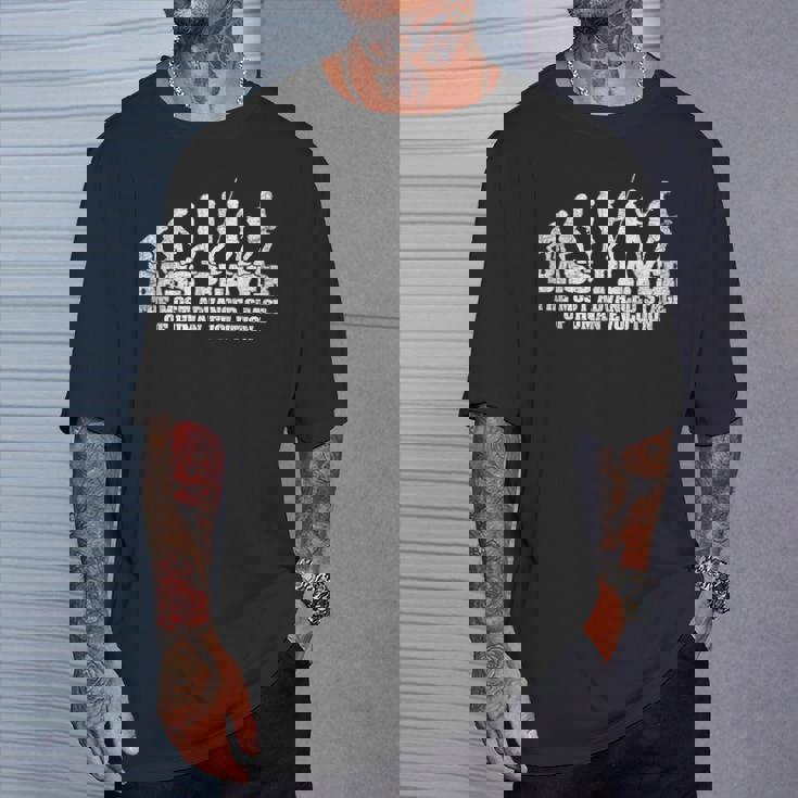 ベース奏者 ベーシスト ギタリスト ロックミュージシャン Tシャツ 彼への贈り物