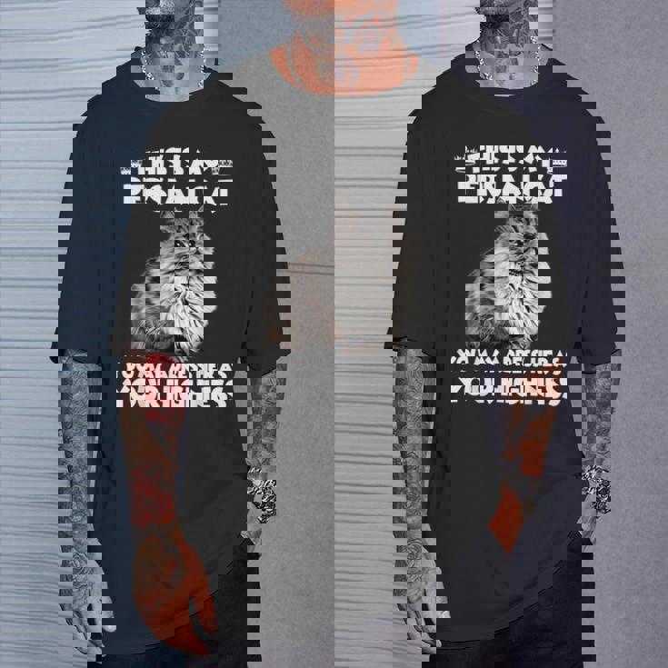 ペルシャ猫Tシャツ 彼への贈り物