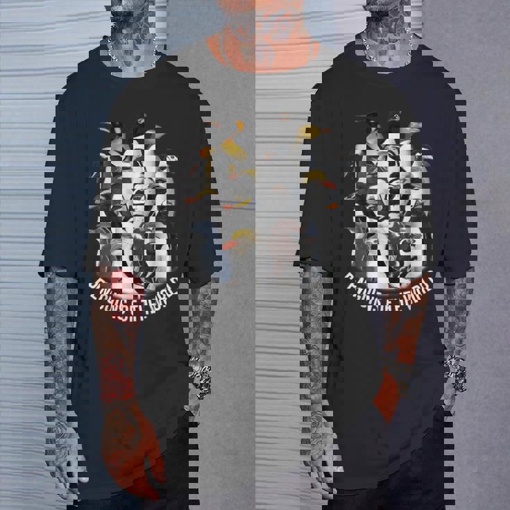 ペンギンアート 世界のペンギン ギフト Tシャツ 彼への贈り物