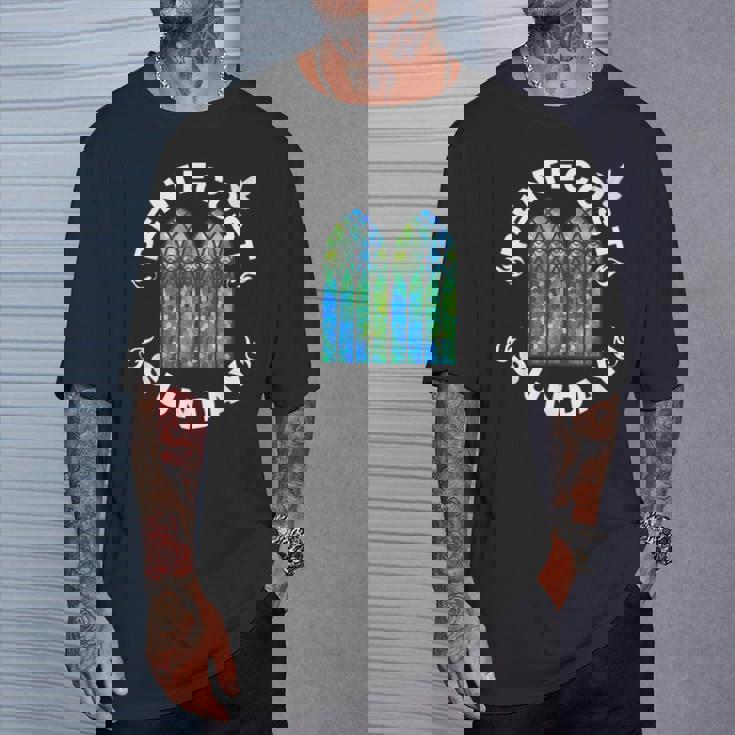 ペンテコステサンデーサービス ペンテコステのお祝いの日 Tシャツ 彼への贈り物