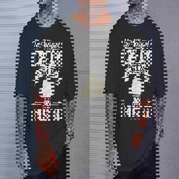 ホイップクリーム スイートクリーマー レシピ ケーキ ヘビークリーム Tシャツ 彼への贈り物