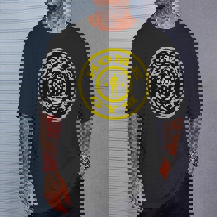 ホームジム アンティーク調ゴールドパロディー 長袖tシャツ Tシャツ 彼への贈り物