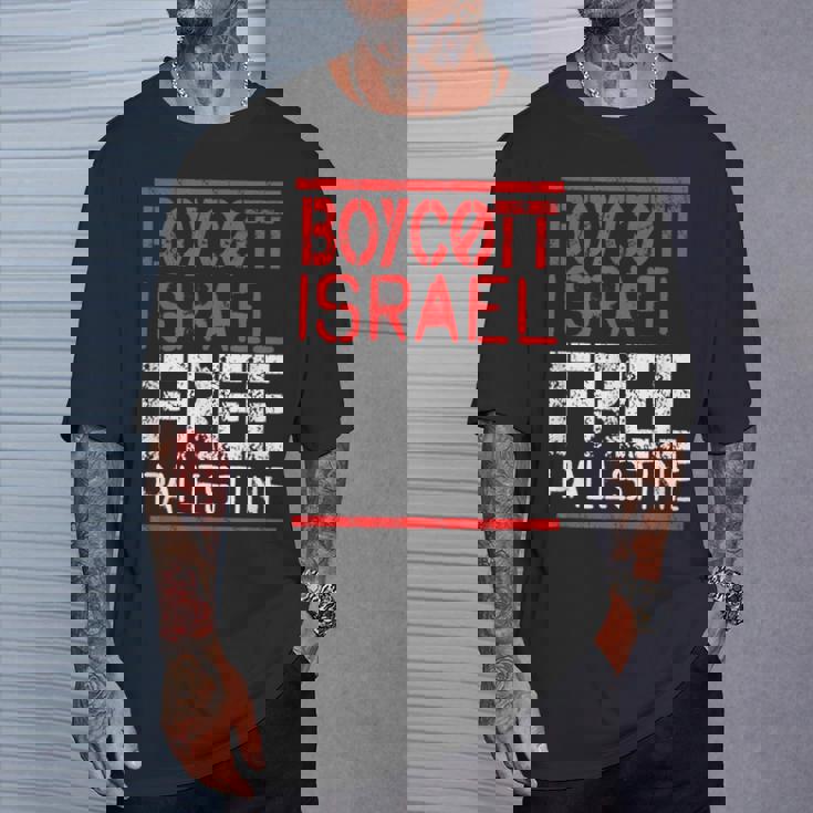 ボイコット イスラエル自由 パレスチナ Tシャツ 彼への贈り物