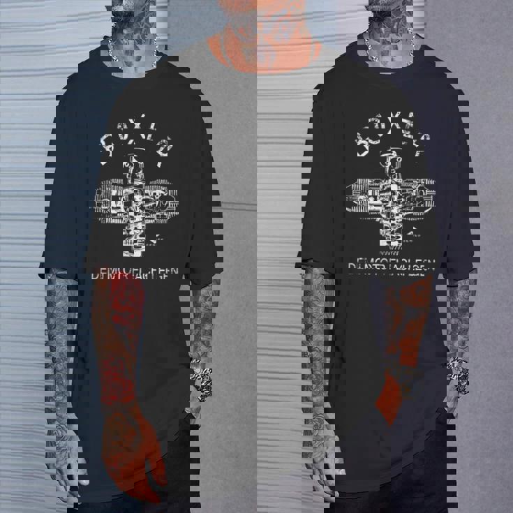 ボクサー モーター シリーズ R モーターを平らに置く オートバイ Tシャツ 彼への贈り物