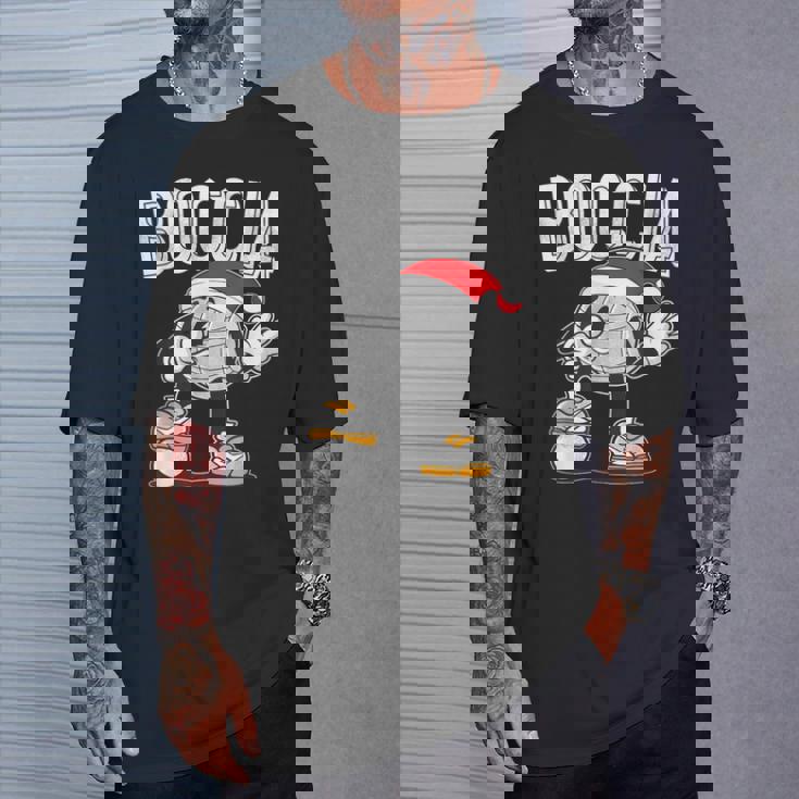 ボッチャ ボッチャボール クリスマスハット ボッチャボール ジャック付き Tシャツ 彼への贈り物