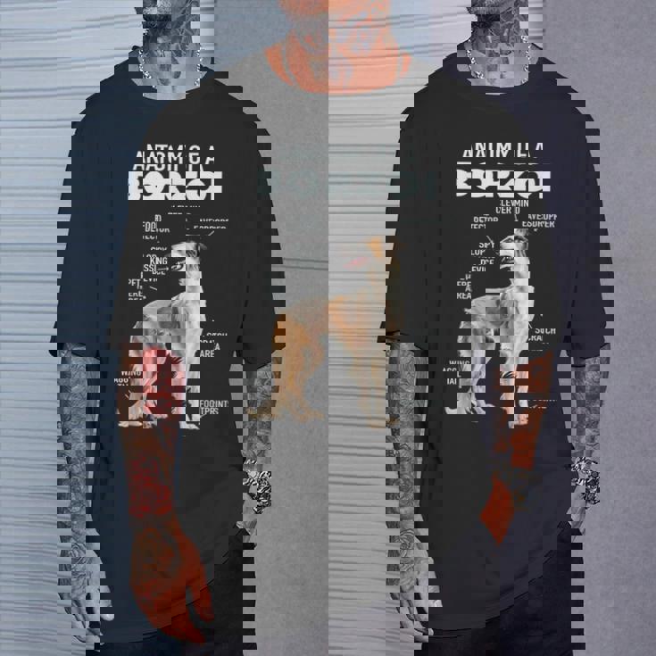 ボルゾイの解剖学 Tシャツ 彼への贈り物