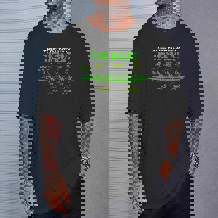 ボートの本物のパーツ ローワーローイング。 Tシャツ 彼への贈り物