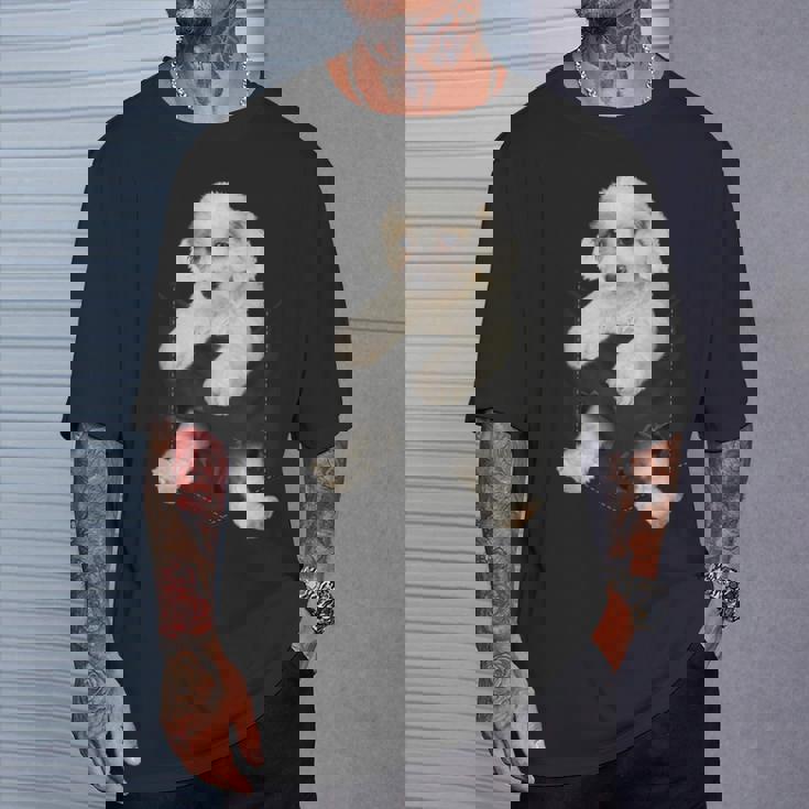 ポケットに入った面白いcavachon Dog Cavachon Dog好きのための Tシャツ 彼への贈り物