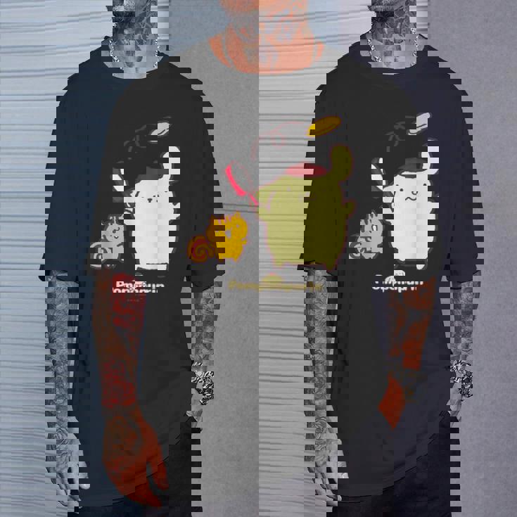 ポムポムプリン＆ベーグル Tシャツ 彼への贈り物