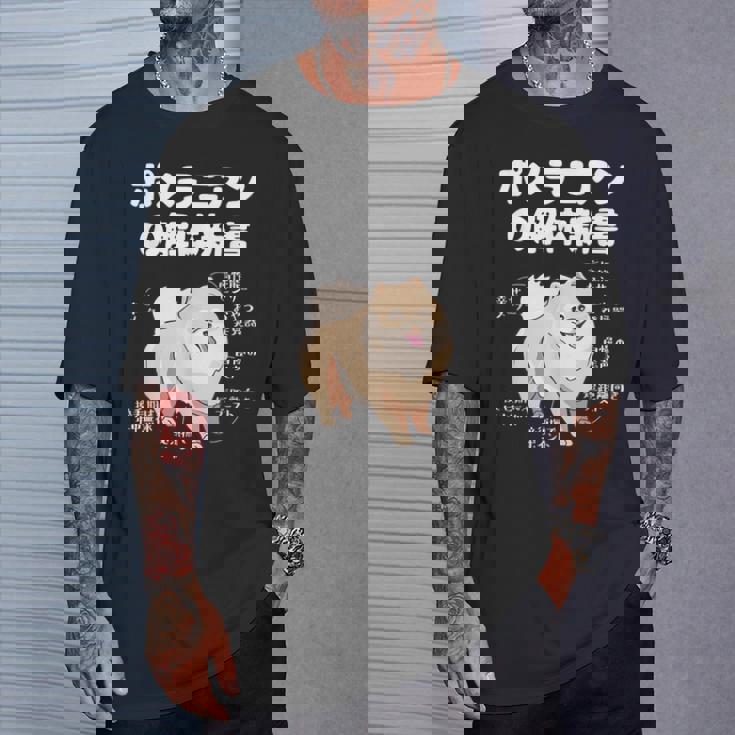 ポメラニアンの解体新書 スピッツ 犬の飼い主 ポメラニアンの飼い主 おもしろ 愛犬家 犬 ポメラニアン Tシャツ 彼への贈り物