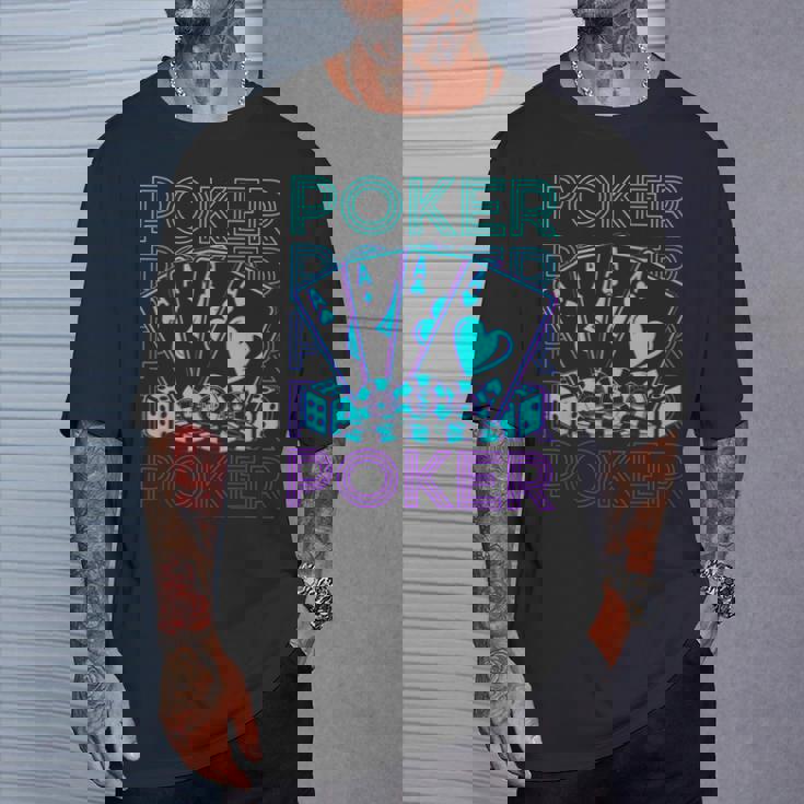 ポーカーレトロ Tシャツ 彼への贈り物