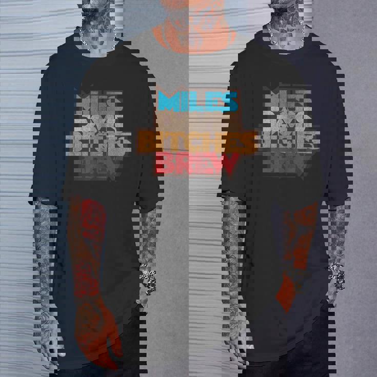 マイルス・デイビス・ビッチズ・ブリュー・ディストレストッド Tシャツ 彼への贈り物