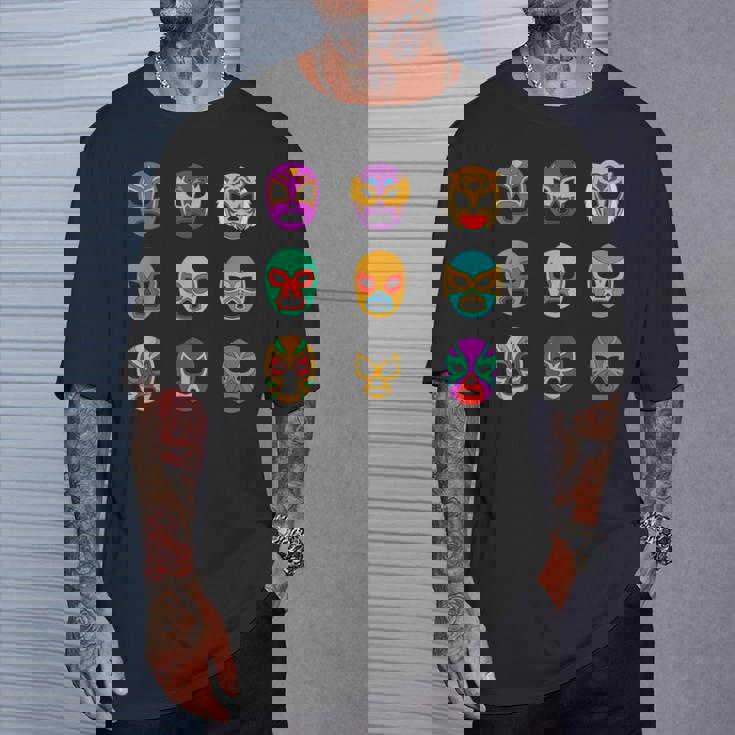 マスク・オブ・レジェンド レトロ・ルチャ・リブレ Tシャツ 彼への贈り物