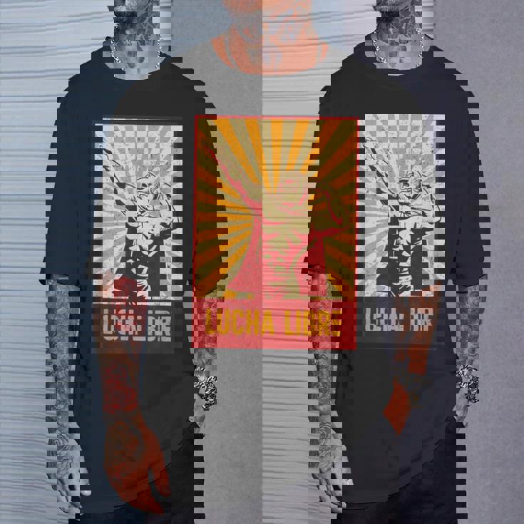 マスク付きレスラー – ルチャリブレ メキシカンレスリング Tシャツ 彼への贈り物