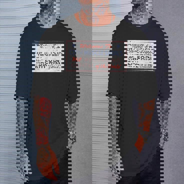 マッスルショールズ アラバマ サイン 録音 キャピタル ロック グラフィック Tシャツ 彼への贈り物