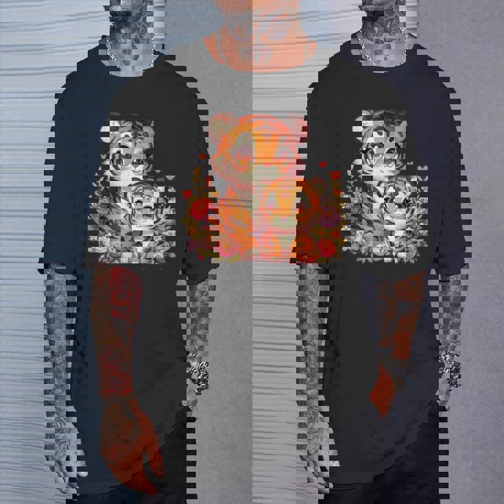 ママタイガー 赤ちゃん可愛い動物モチーフ Tシャツ 彼への贈り物