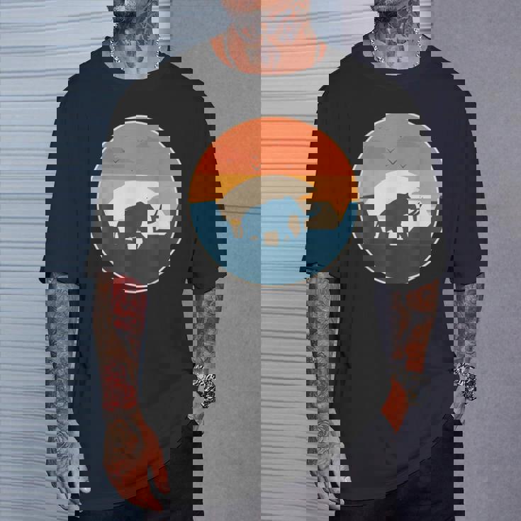 マムート先史時代の象 Tシャツ 彼への贈り物