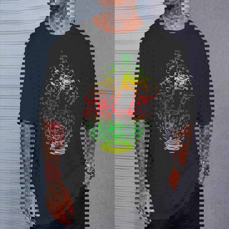 マリファナ スカル ボング 大麻 ウィード 420 ラスタ ギフト Tシャツ 彼への贈り物