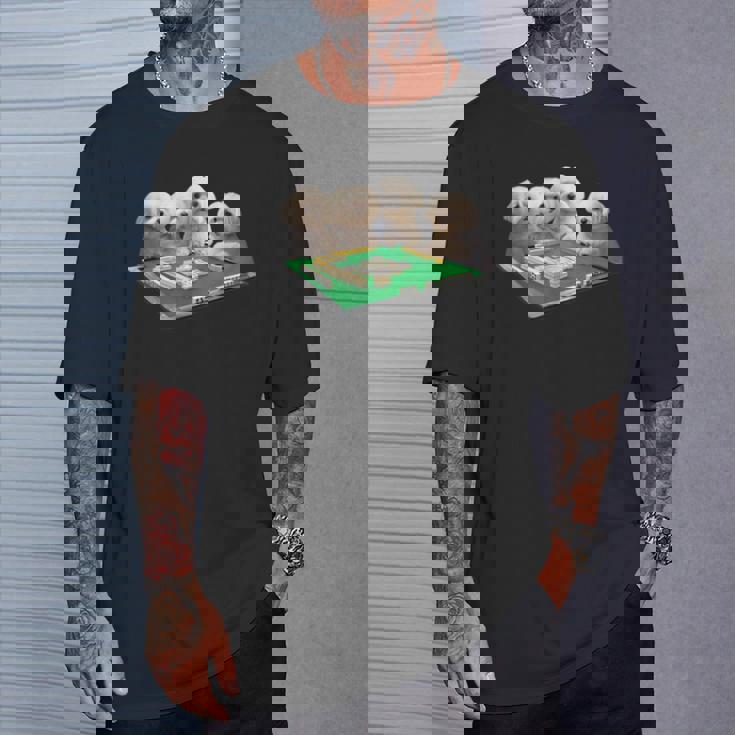 マルチーズ 犬 麻雀 面白いtシャツ 文字入り メンズ おもしろ 面白い 服 おもしろグッズ ネタ 雀士 Tシャツ 彼への贈り物