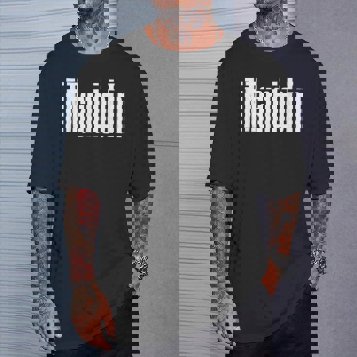 マンドリン ミュージシャン ブルーグラス インディ ファニー プレクトラム Tシャツ 彼への贈り物