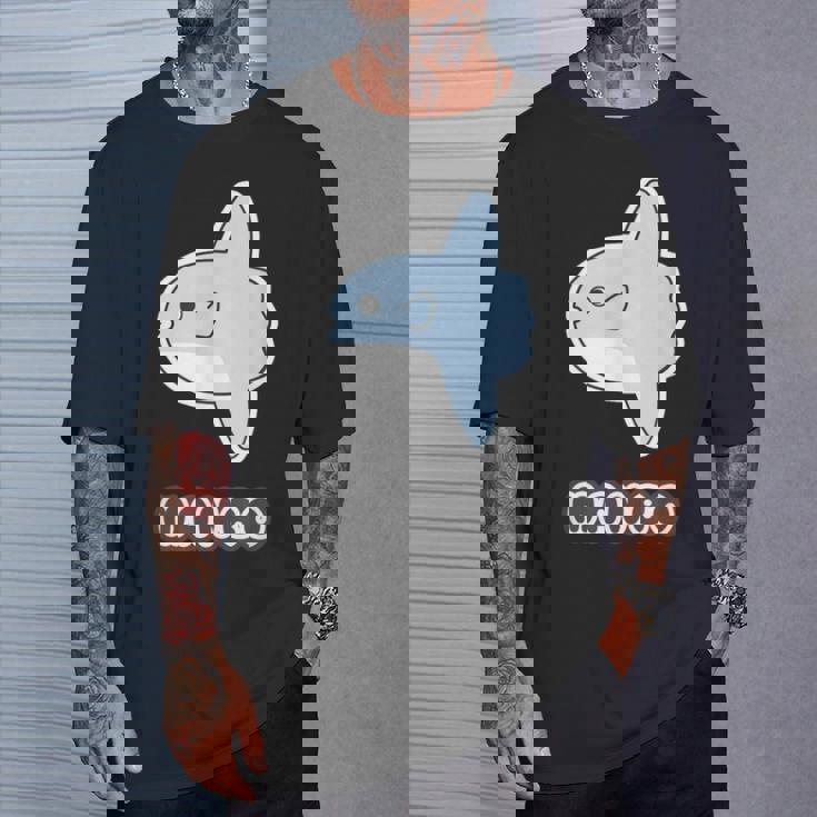 マンボウ Manbo【どうぶつフレンズ】魚 ゆるくて かわいい キャラクター イラスト Tシャツ 彼への贈り物