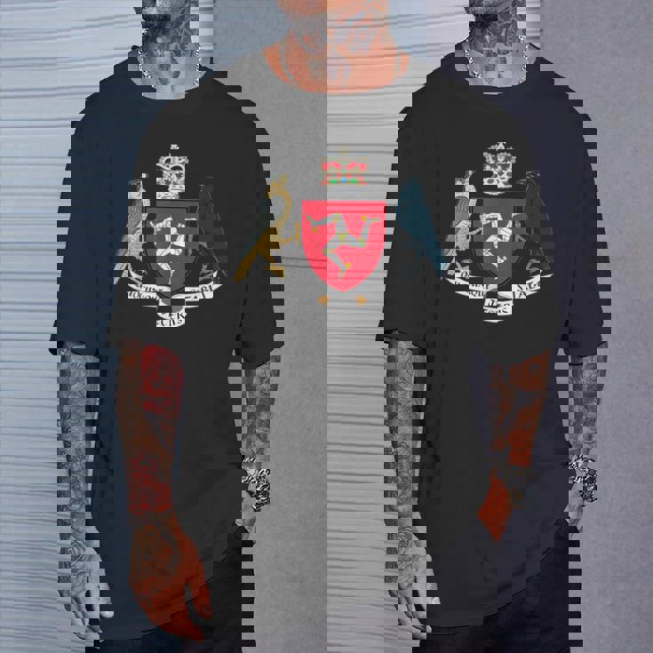 マン島の旗 3本の脚 マンの紋章 Tシャツ 彼への贈り物