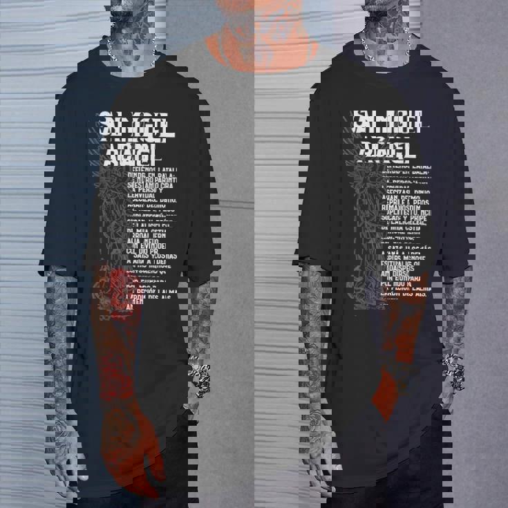 ミゲル アルケランジェル オラリオン サン・セント・マイケル スペイン語 エスパノール Tシャツ 彼への贈り物