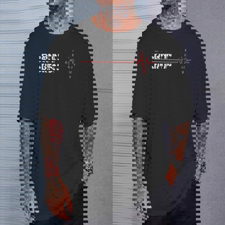 ミシガン州バートン州 出産 地 故郷 Tシャツ 彼への贈り物