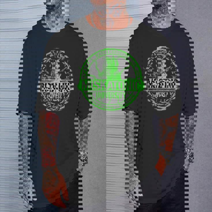 ミスカトニック大学ロゴ ホラー文学 Tシャツ 彼への贈り物