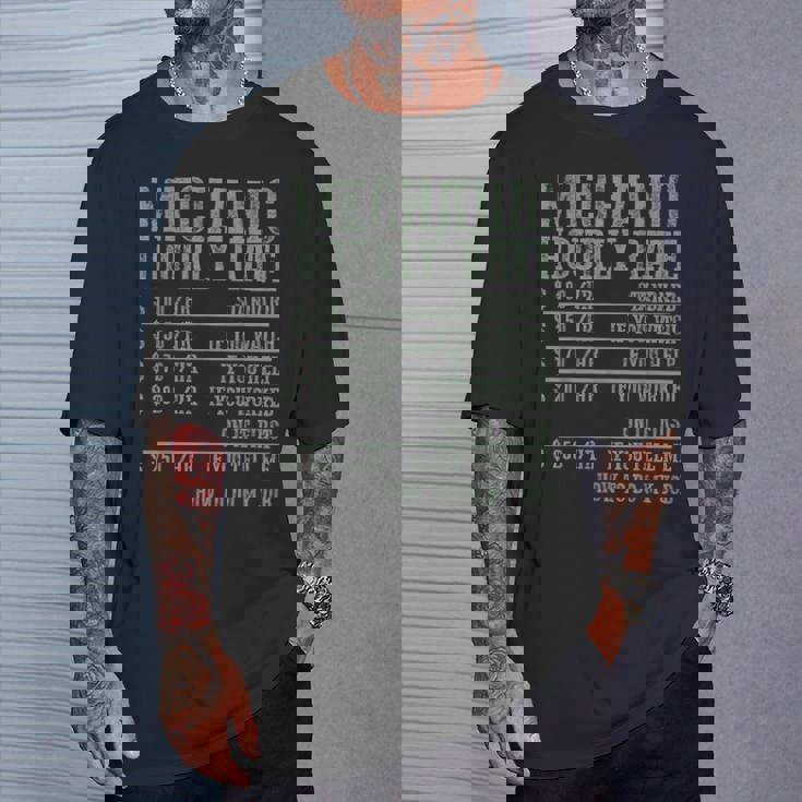 メカニック 時給 メカニック Tシャツ 彼への贈り物