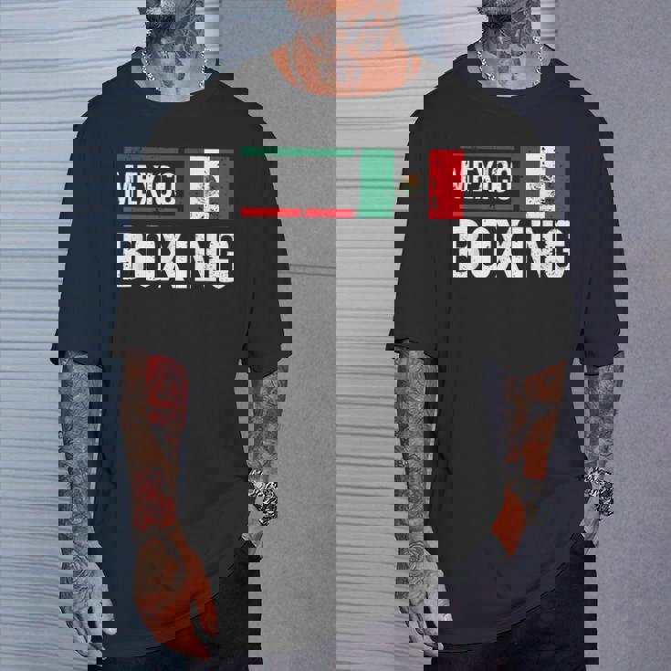 メキシコ ボクシング メキシコ国旗 ジム スパーリング アマチュアスポーツ Tシャツ 彼への贈り物