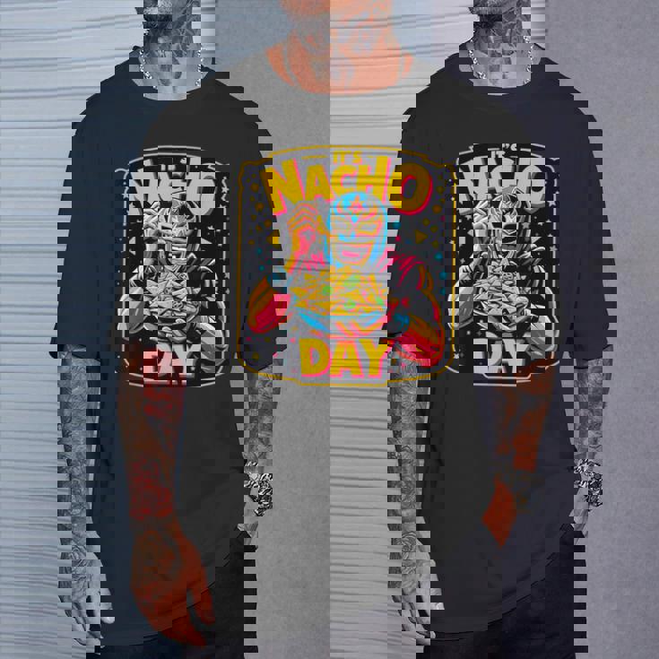 メキシコレスリング レスラー ルチャ・リブレ・ナチョ メキシコファイター Tシャツ 彼への贈り物