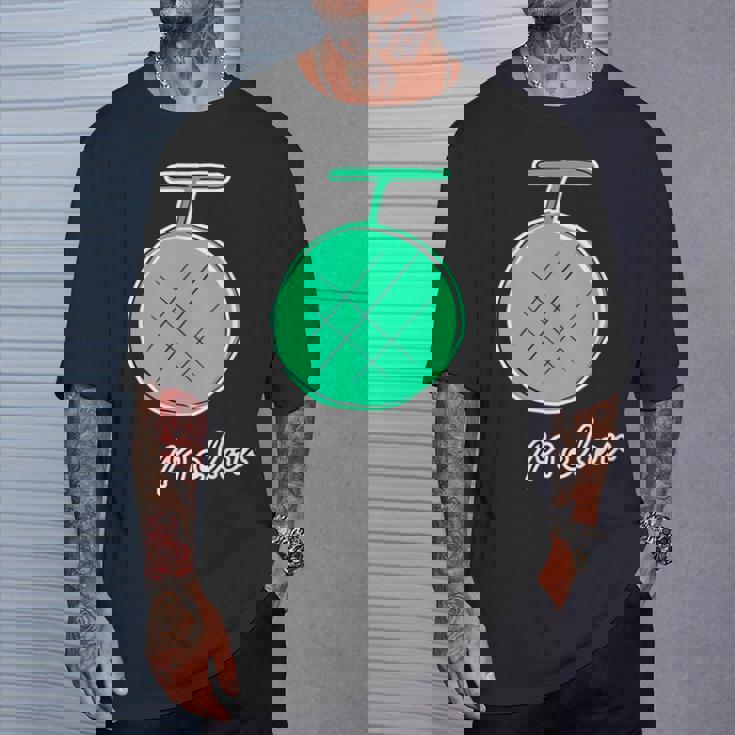 メロン Melon 『フルーツ ポップ』果物 シンプル ゆるい かわいい 落書き イラスト Tシャツ 彼への贈り物