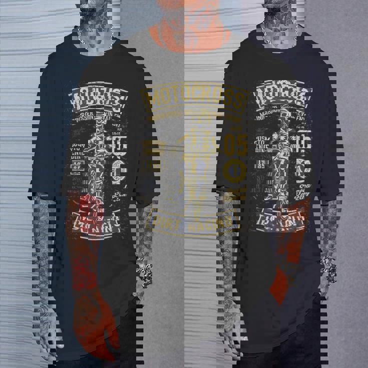 モトクロス ダートレーシング オートバイ ダートバイク Tシャツ 彼への贈り物