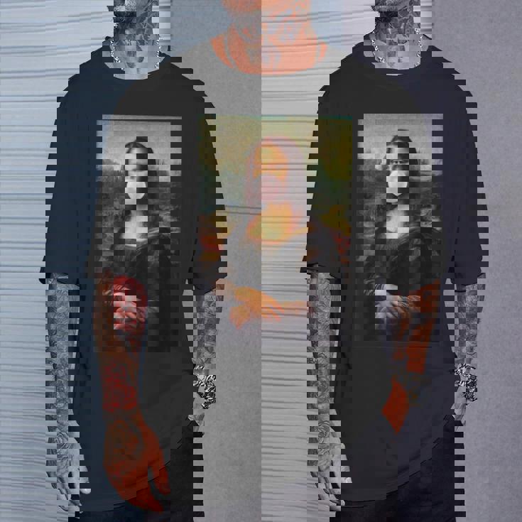 モナリザ チューインガム レオナルド・ダ・ヴィンチ Tシャツ 彼への贈り物