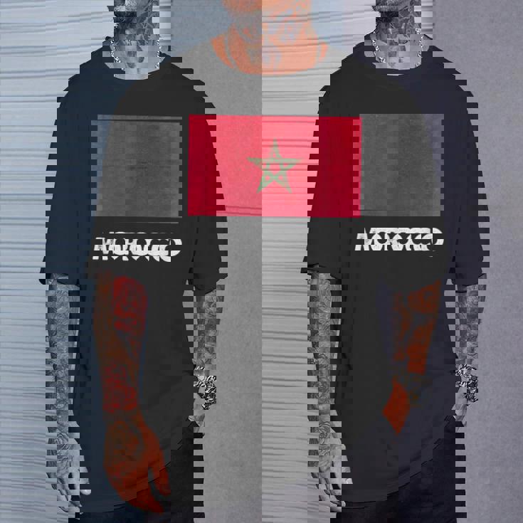モロッコ国旗tシャツ Tシャツ 彼への贈り物