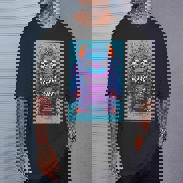 モンスター ハロウィン 怖い 面白い かわいい モンスター モチーフ Tシャツ 彼への贈り物