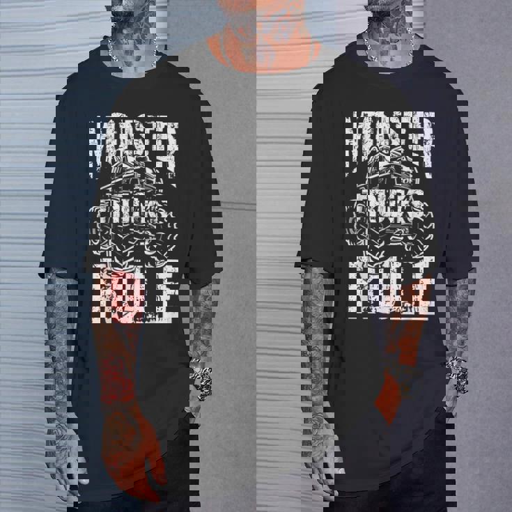 モンスタートラックルールジャムモンスタートラックボーイズ Tシャツ 彼への贈り物