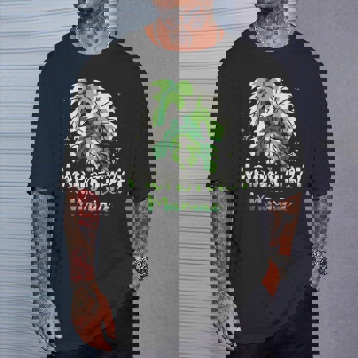 モンステラ 植物 ガーデニング 庭好き 庭師 観葉植物 Tシャツ 彼への贈り物