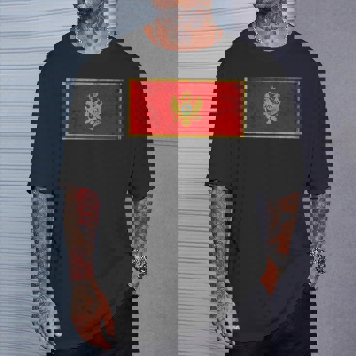 モンテネグロ国旗グラフィック メンズ レディース キッズ Tシャツ 彼への贈り物