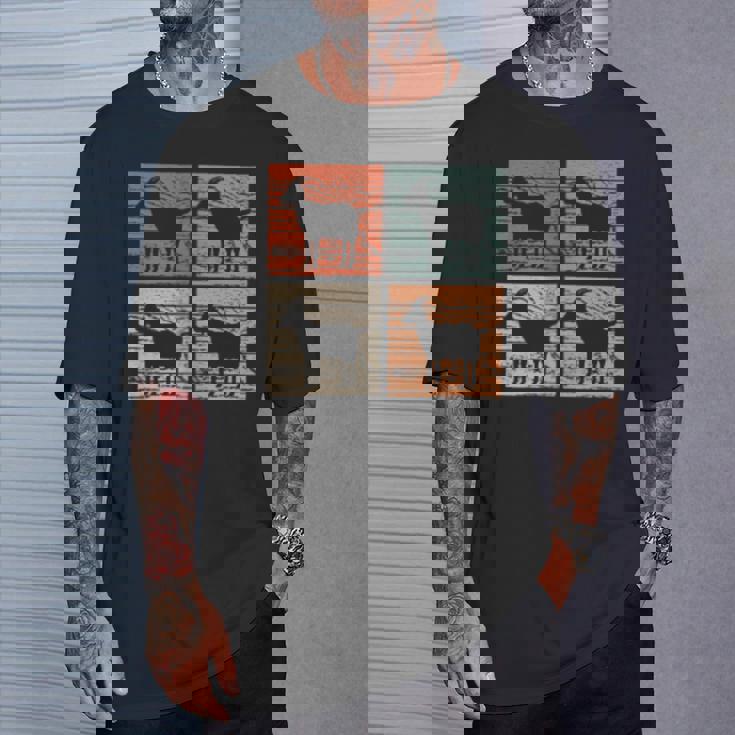 ヤギ レトロスタイル ヤギ好き ヤギ Tシャツ 彼への贈り物