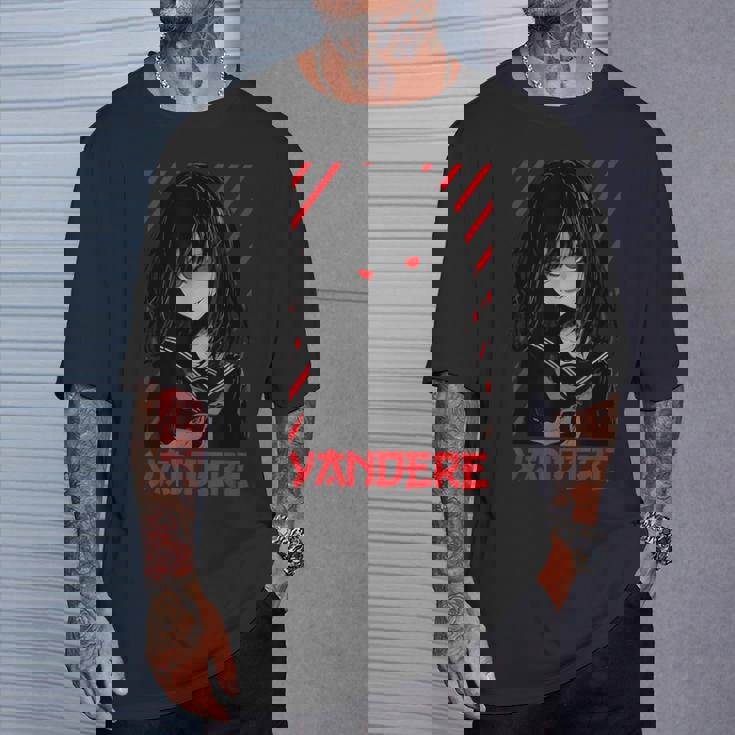 ヤンデレ アニメ 女の子 かわいい エモ ゴス オタク アニメ マンガ好き Tシャツ 彼への贈り物