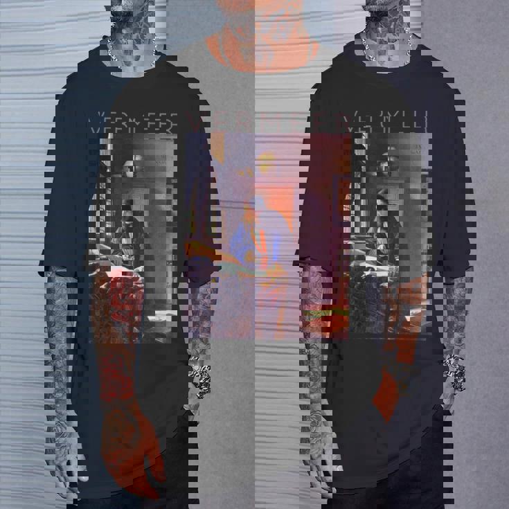 ヨハネス フェルメール 芸術家のための芸術 地理学者 Tシャツ 彼への贈り物