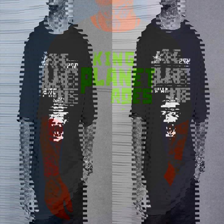 ライオンではなく猿が惑星の動物王国を握る Tシャツ 彼への贈り物