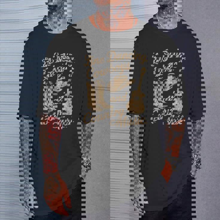 ラインダンス、カウボーイ、カントリーミュージック Tシャツ 彼への贈り物